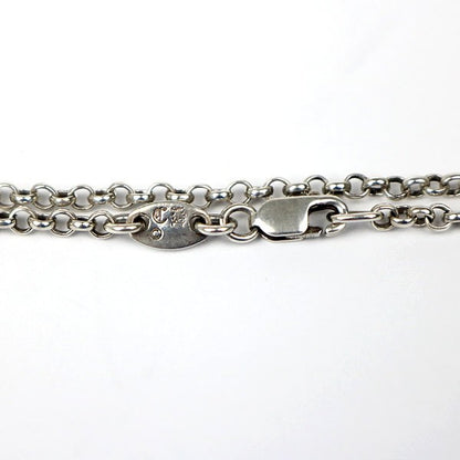 CHROME HEARTS Roll Chain Necklace Silver SV925