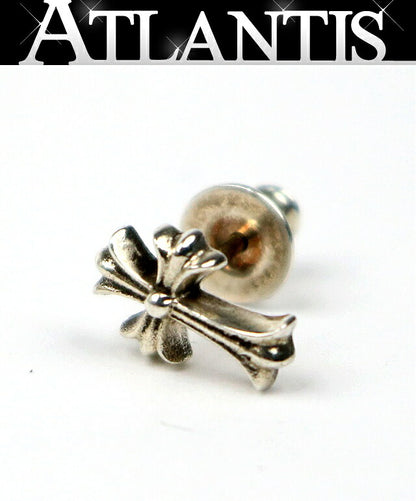 CHROME HEARTS #2FAT Stud CH Cross Earring Silver