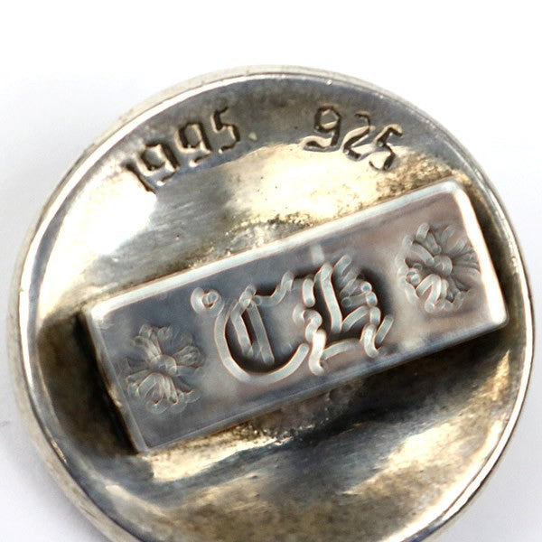 CHROME HEARTS Cross Ball Concho Silver Pendant Charm