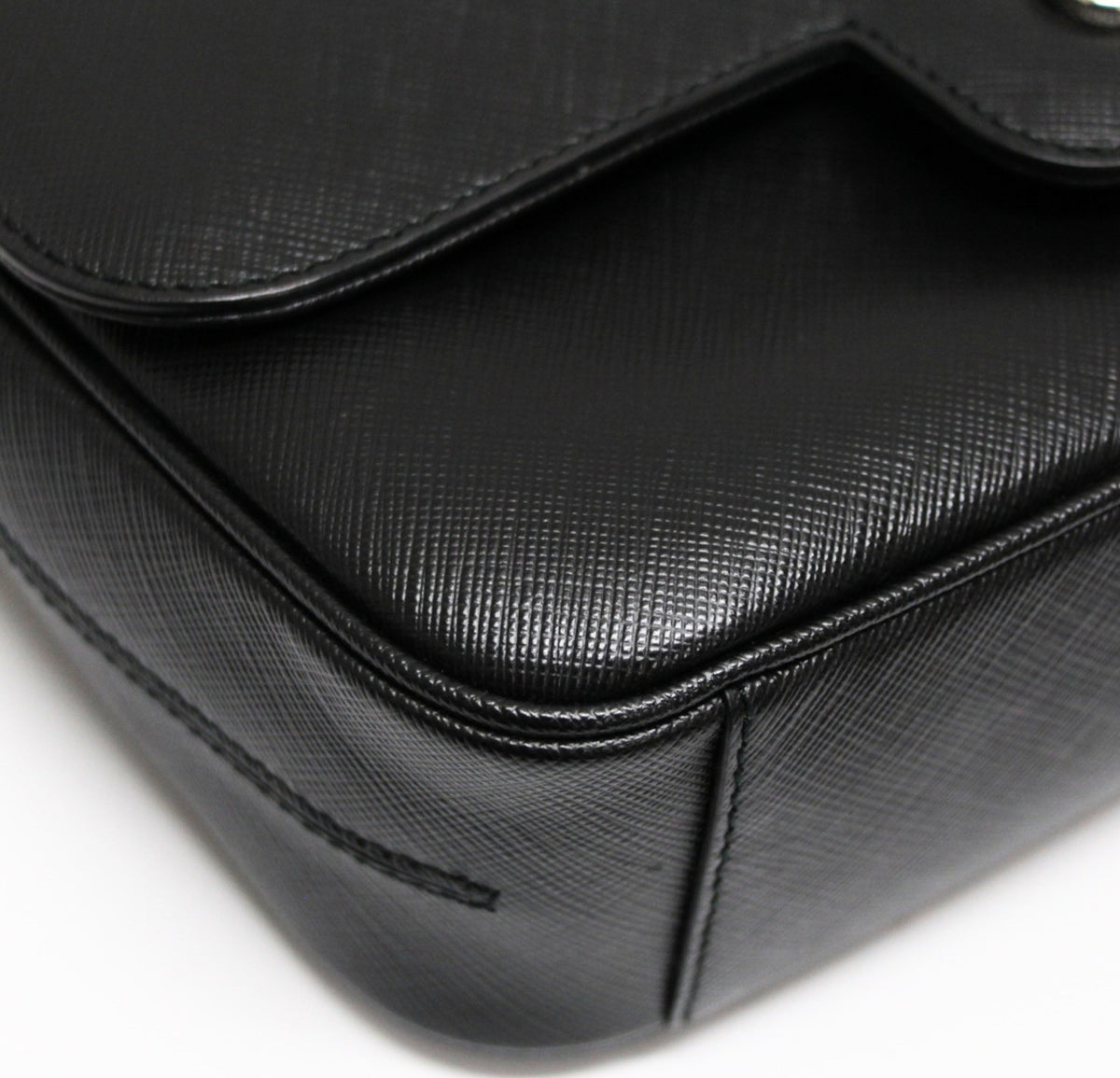 Salvatore Ferragamo Gancini Bag Black