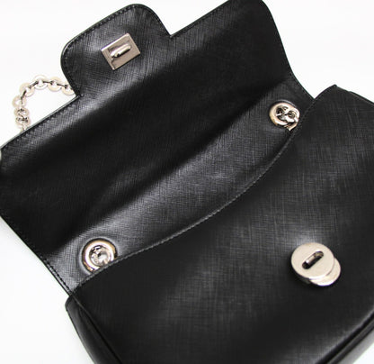 Salvatore Ferragamo Gancini Bag Black