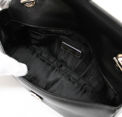 Salvatore Ferragamo Gancini Bag Black