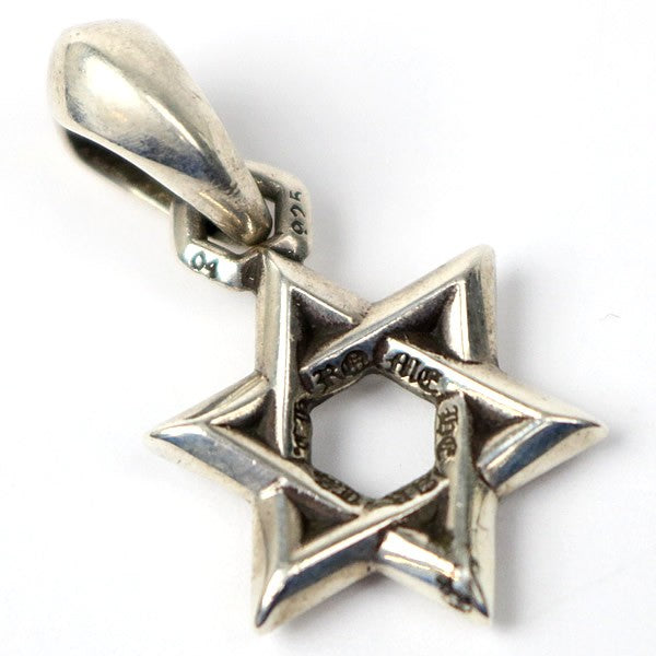 CHROME HEARTS David Star Pendant Charm Silver 925