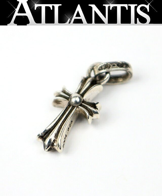 CHROME HEARTS New Model Baby Fat Cross Pendant SV925 Silver