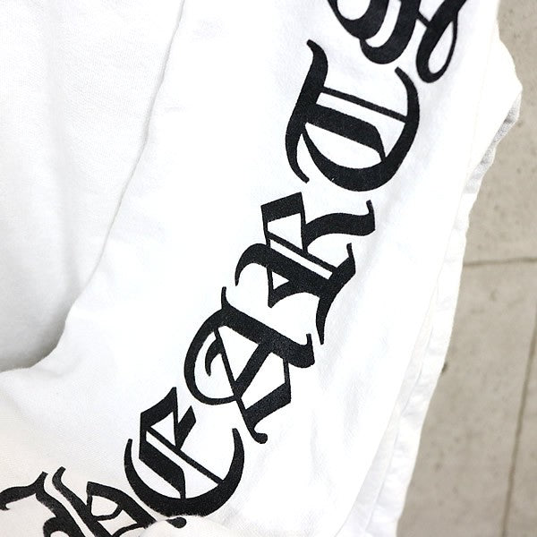 CHROME HEARTS Neck Arm Logo Crewneck Sweatshirt White Size L