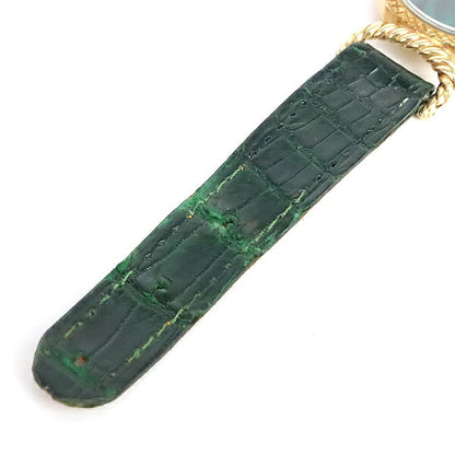 GUCCI Antique Malachite Green Gold Watch
