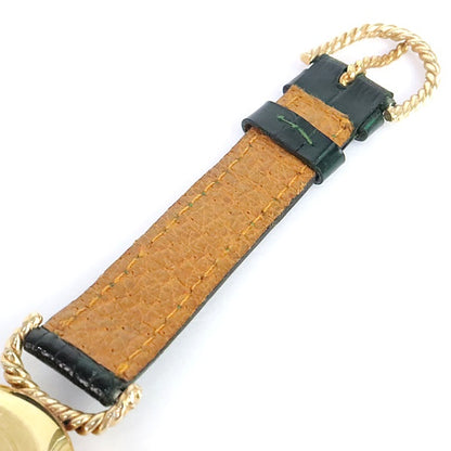 GUCCI Antique Malachite Green Gold Watch
