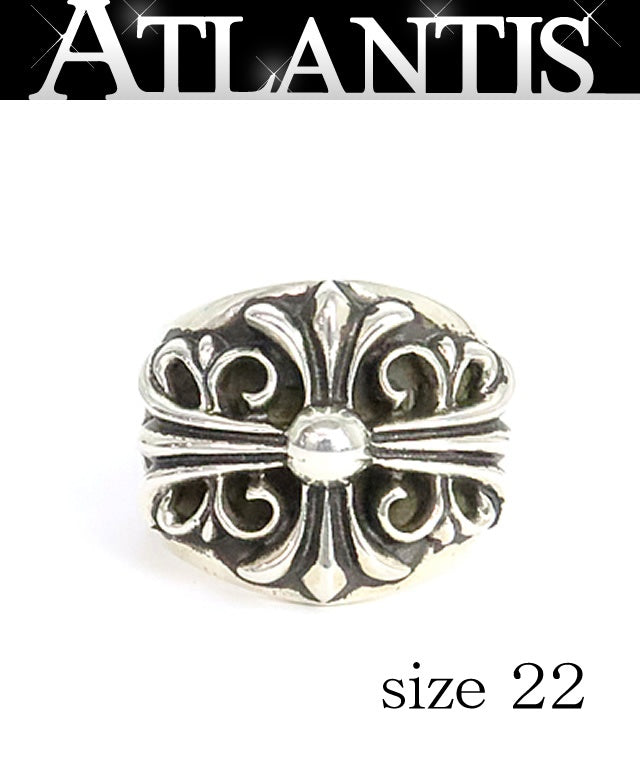 CHROME HEARTS Keeper Ring Silver 925 Size JP 22