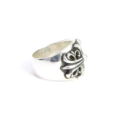 CHROME HEARTS Keeper Ring Silver 925 Size JP 22
