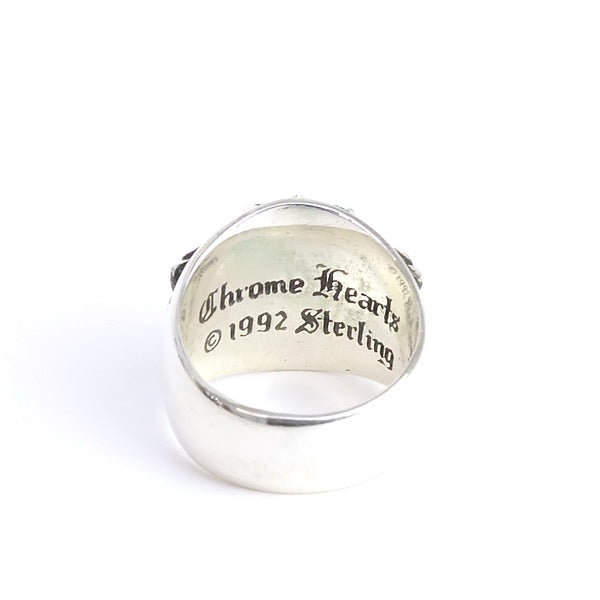 CHROME HEARTS Keeper Ring Silver 925 Size JP 22