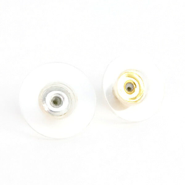 CHANEL Coco Mark Earrings Silver