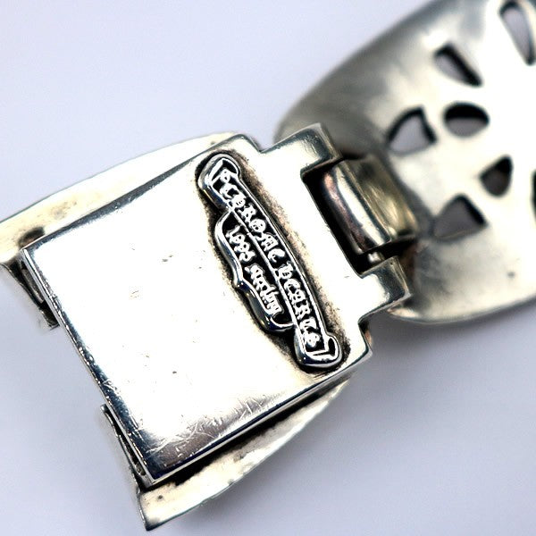 CHROME HEARTS Classic Keeper Bracelet 4-Link Silver