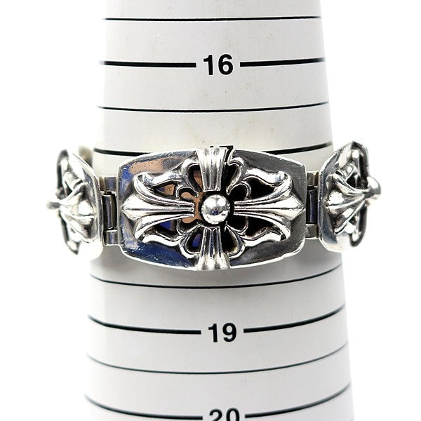 CHROME HEARTS Classic Keeper Bracelet 4-Link Silver
