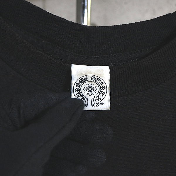CHROME HEARTS Old American Flag T-Shirt Black Size M