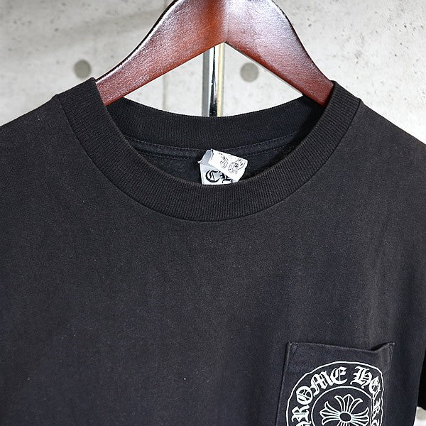CHROME HEARTS Old Horseshoe Star Scroll T-Shirt Black Size M