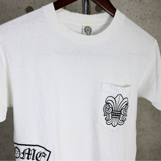 CHROME HEARTS Old BS Fleur T-Bar T-Shirt White Size S