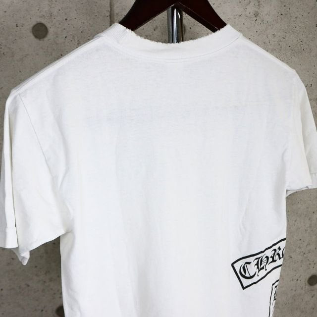 CHROME HEARTS Old BS Fleur T-Bar T-Shirt White Size S