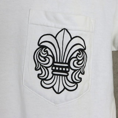 CHROME HEARTS Old BS Fleur T-Bar T-Shirt White Size S