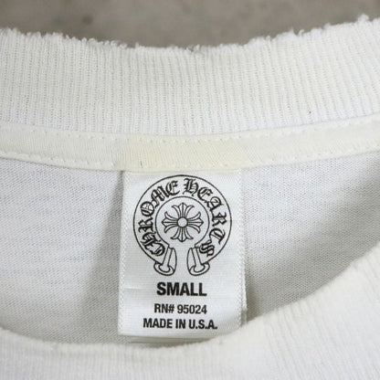 CHROME HEARTS Old BS Fleur T-Bar T-Shirt White Size S