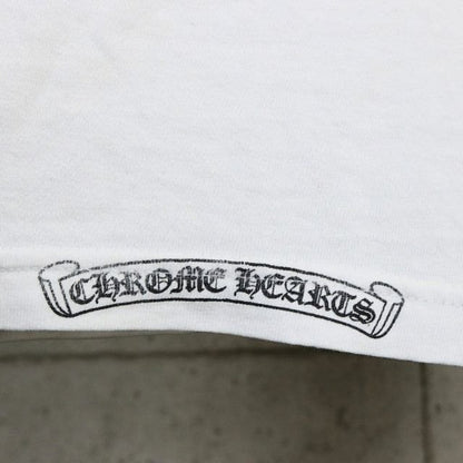 CHROME HEARTS Old BS Fleur T-Bar T-Shirt White Size S