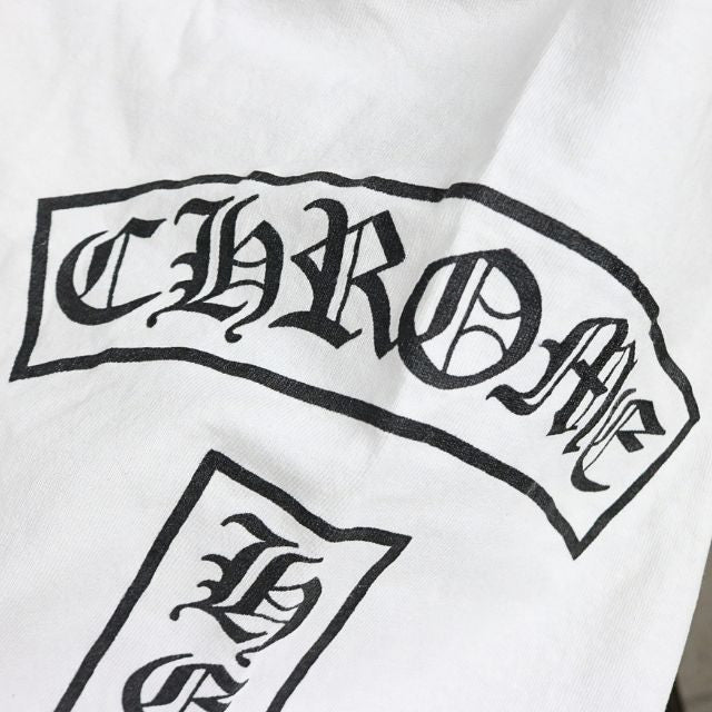 CHROME HEARTS Old BS Fleur T-Bar T-Shirt White Size S