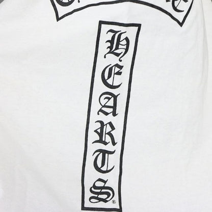 CHROME HEARTS Old BS Fleur T-Bar T-Shirt White Size S