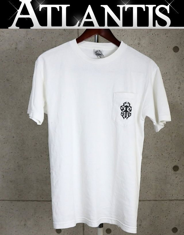 CHROME HEARTS Old Vine Dagger Horseshoe T-Shirt White Size M