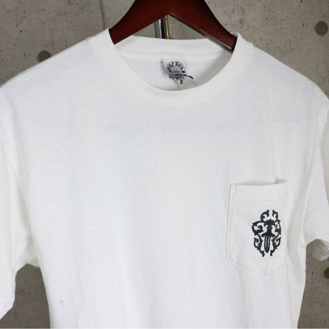 CHROME HEARTS Old Vine Dagger Horseshoe T-Shirt White Size M