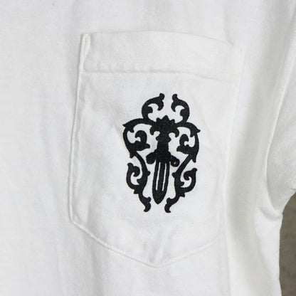 CHROME HEARTS Old Vine Dagger Horseshoe T-Shirt White Size M