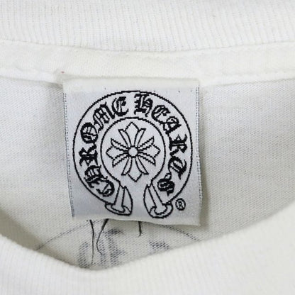 CHROME HEARTS Old Vine Dagger Horseshoe T-Shirt White Size M