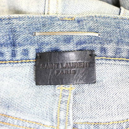 SAINT LAURENT PARIS 22SS D31 RP-MW Denim Blue Size 26