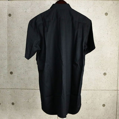 CHROME HEARTS x CDG Leather Panel Short Sleeve Shirt Size L