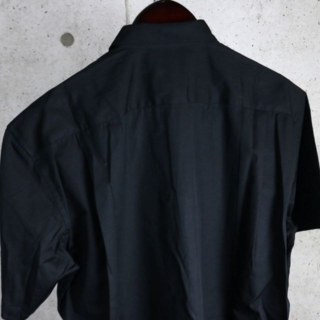 CHROME HEARTS x CDG Leather Panel Short Sleeve Shirt Size L