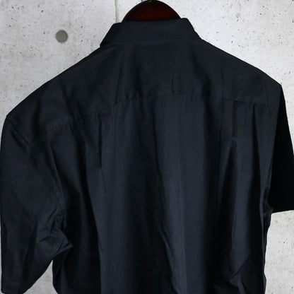 CHROME HEARTS x CDG Leather Panel Short Sleeve Shirt Size L