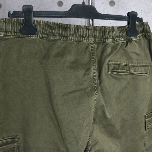 STONE ISLAND Cotton Blend Cargo Pants Khaki Size 33