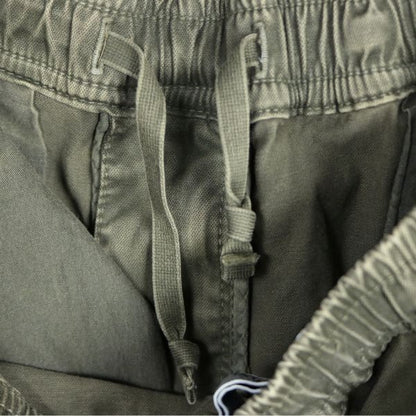STONE ISLAND Cotton Blend Cargo Pants Khaki Size 33