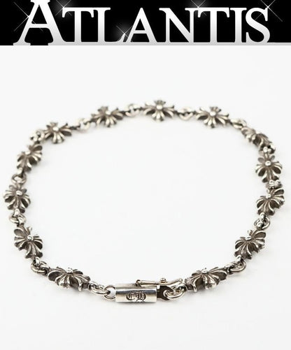 CHROME HEARTS Tiny ECH Plus Bracelet 13-Link Silver SV925