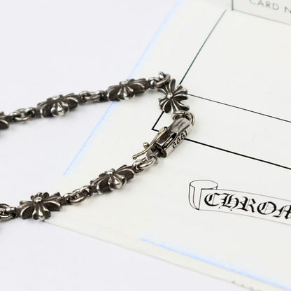 CHROME HEARTS Tiny ECH Plus Bracelet 13-Link Silver SV925