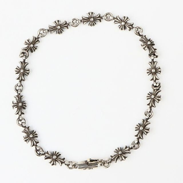 CHROME HEARTS Tiny ECH Plus Bracelet 13-Link Silver SV925