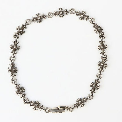 CHROME HEARTS Tiny ECH Plus Bracelet 13-Link Silver SV925
