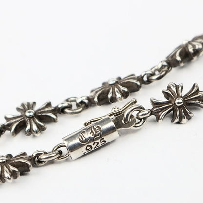 CHROME HEARTS Tiny ECH Plus Bracelet 13-Link Silver SV925