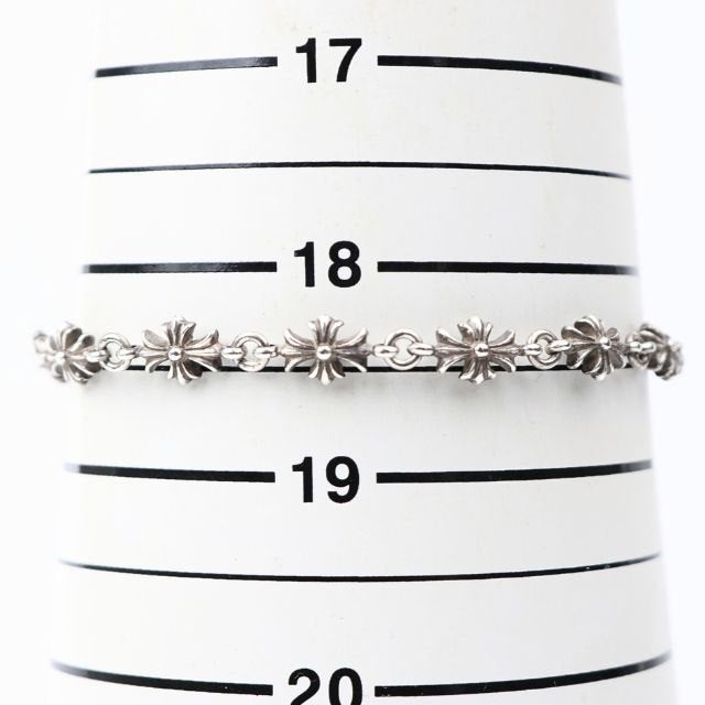 CHROME HEARTS Tiny ECH Plus Bracelet 13-Link Silver SV925