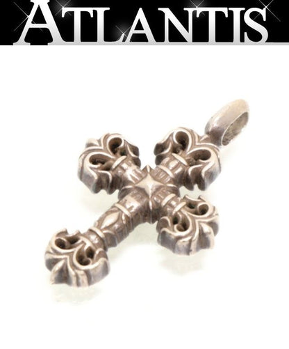 CHROME HEARTS Tiny Filigree Cross Pendant Silver 925