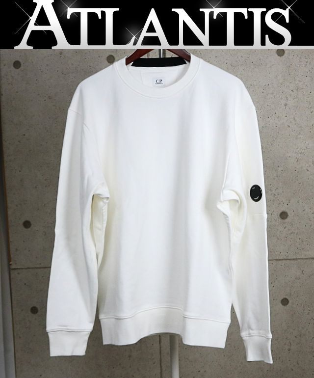 C.P. Company Diagonal Raised Sweatshirt White Size XXL