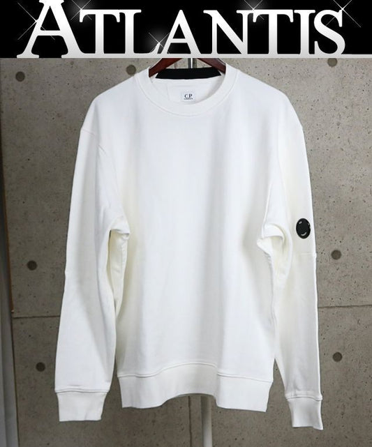 C.P. Company Diagonal Raised Sweatshirt White Size XXL