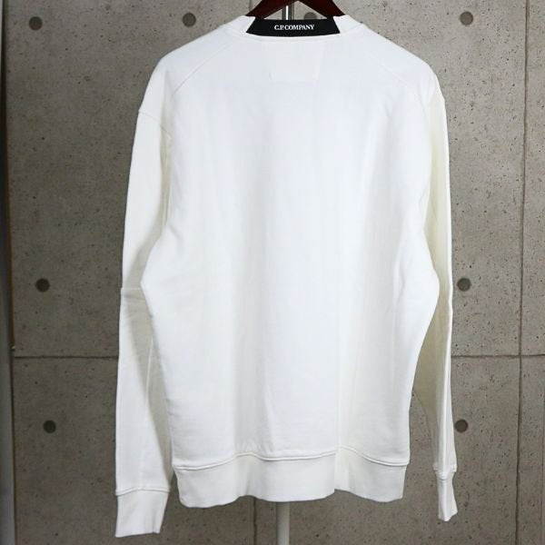 C.P. Company Diagonal Raised Sweatshirt White Size XXL