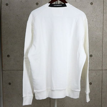 C.P. Company Diagonal Raised Sweatshirt White Size XXL