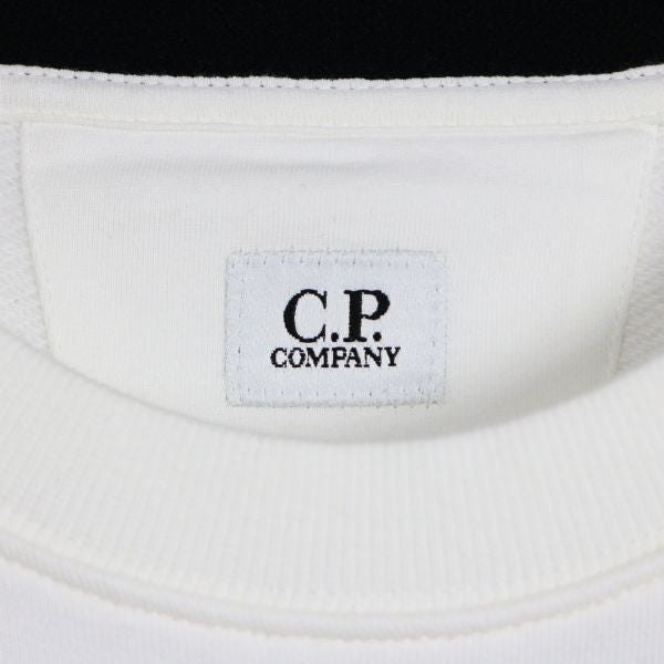 C.P. Company Diagonal Raised Sweatshirt White Size XXL