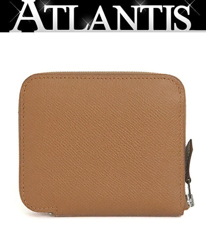 HERMES Azap Compact Silk'in Wallet Gold