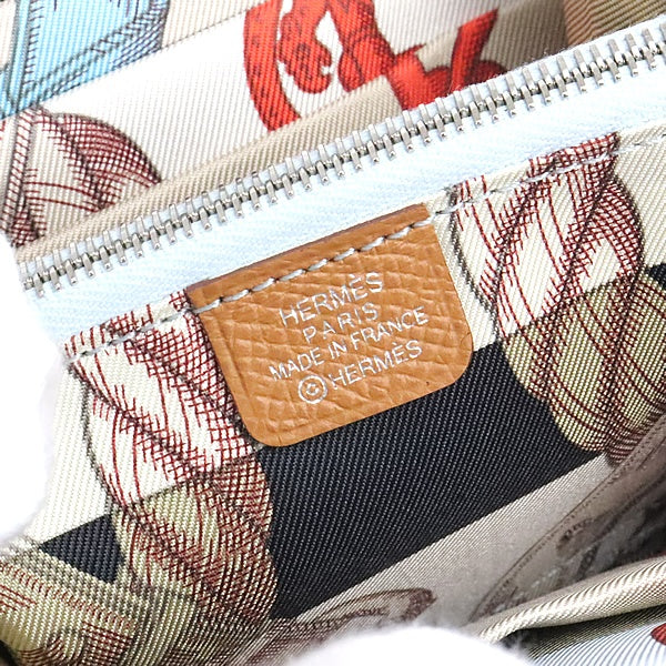 HERMES Azap Compact Silk'in Wallet Gold